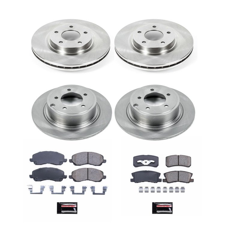 Autospecialty OE Stock Replacement 1-Click Daily Driver Brake Kit