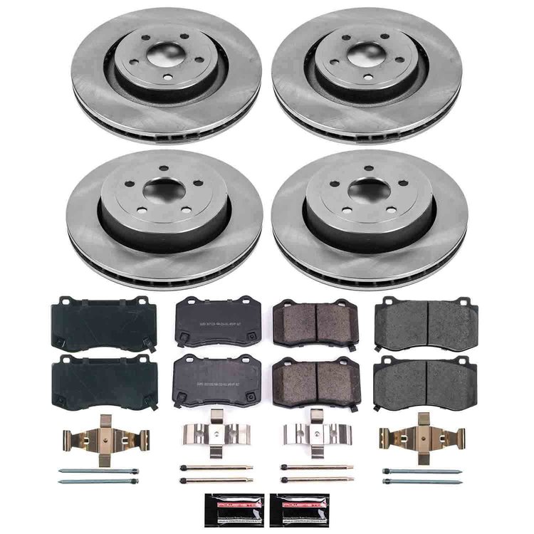 Autospecialty By Power Stop 1-Click Daily Driver Brake Kits
