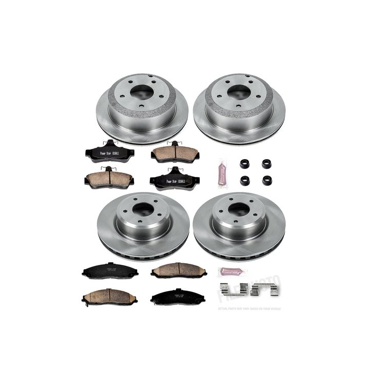 Autospecialty By Power Stop 1-Click Daily Driver Brake Kits
