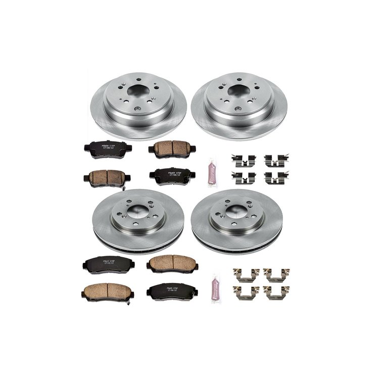 Autospecialty By Power Stop 1-Click Daily Driver Brake Kits