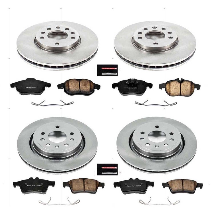 Autospecialty By Power Stop 1-Click Daily Driver Brake Kits