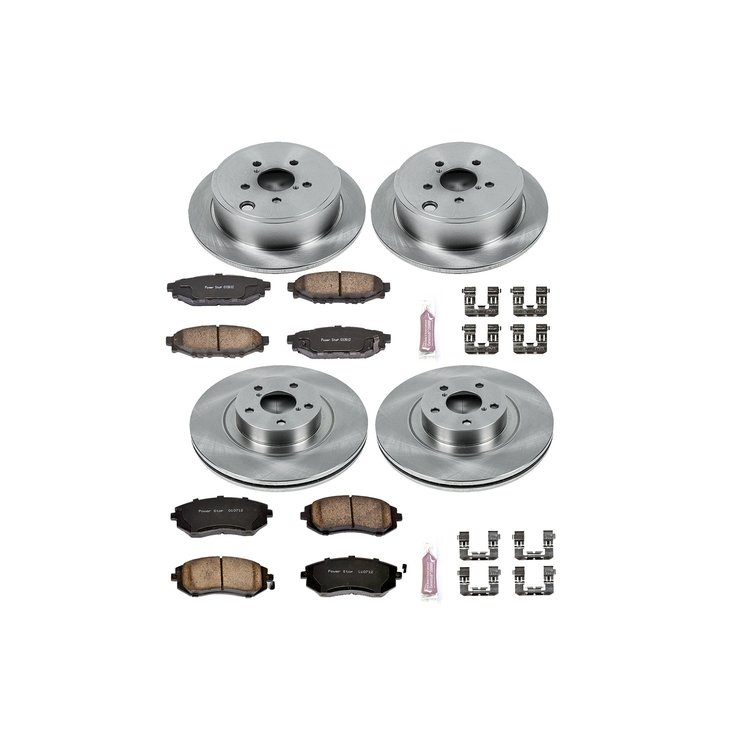 Autospecialty By Power Stop 1-Click Daily Driver Brake Kits