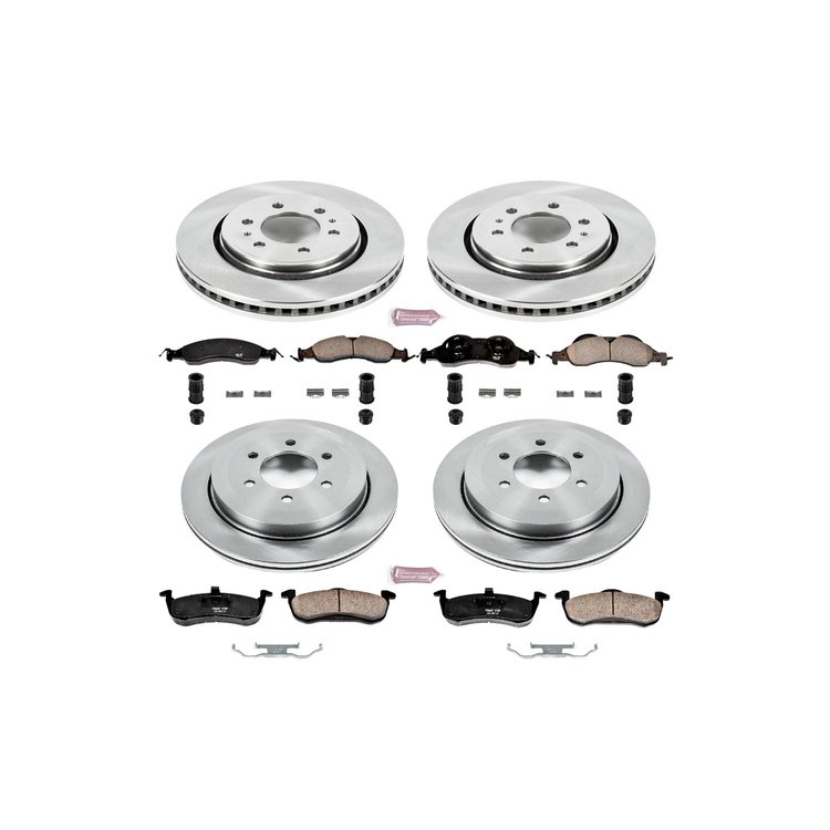 Autospecialty By Power Stop 1-Click Daily Driver Brake Kits