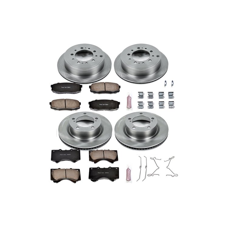 Autospecialty By Power Stop 1-Click Daily Driver Brake Kits