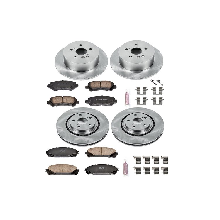 Autospecialty By Power Stop 1-Click Daily Driver Brake Kits