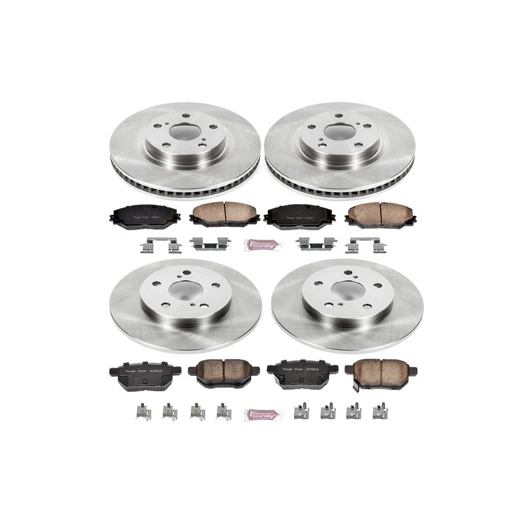 Autospecialty By Power Stop 1-Click Daily Driver Brake Kits