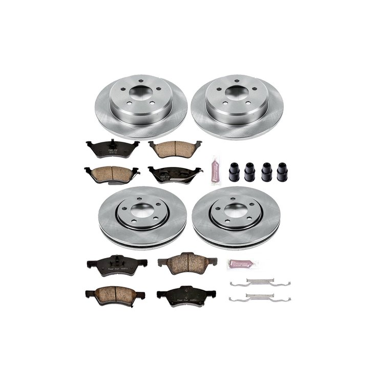 Autospecialty By Power Stop 1-Click Daily Driver Brake Kits