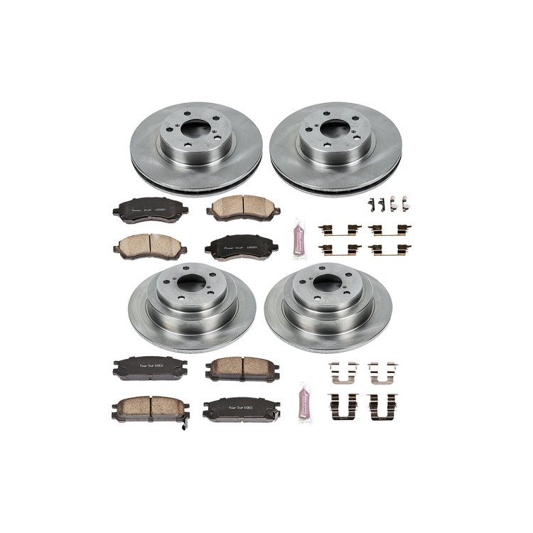 Autospecialty By Power Stop 1-Click Daily Driver Brake Kits