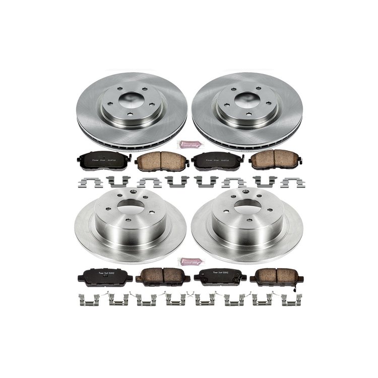Autospecialty By Power Stop 1-Click Daily Driver Brake Kits