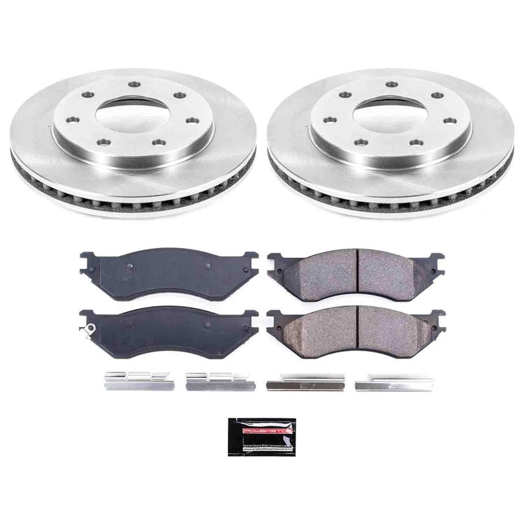 Autospecialty OE Stock Replacement 1-Click Daily Driver Brake Kit