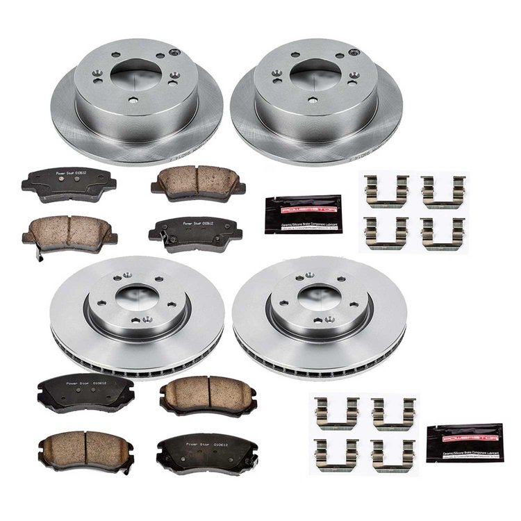 Autospecialty By Power Stop 1-Click Daily Driver Brake Kits
