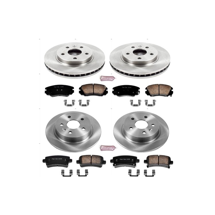 DAILY DRIVER BRAKE KIT Front & Rear 2011-2016 BUICK REGAL/2013-2015 CHEVROLET MALIBU/2011 SAAB 42252/