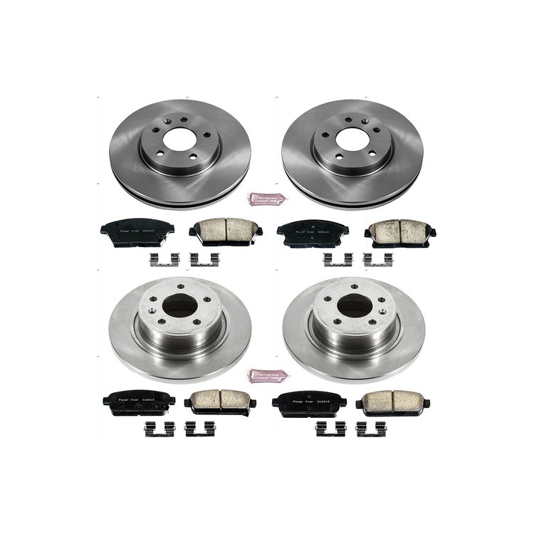 Front/Rear 2012-2015 BUICK VERANO/2014-2015 CHEVROLET CRUZE/2011-2014 CHEVROLET VOLT/