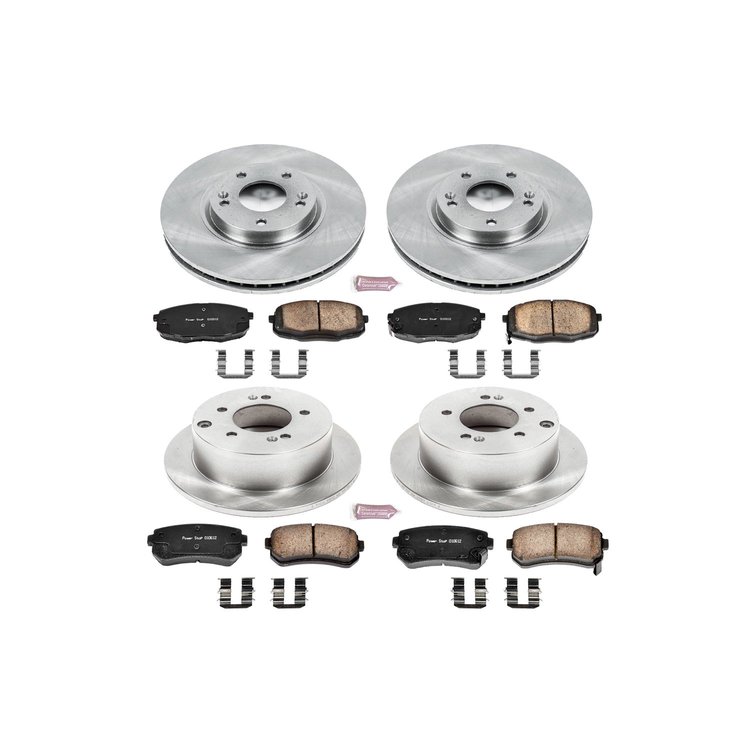 DAILY DRIVER BRAKE KIT Front & Rear 2010-2013 KIA FORTE/2010-2013 KIA FORTE KOUP/