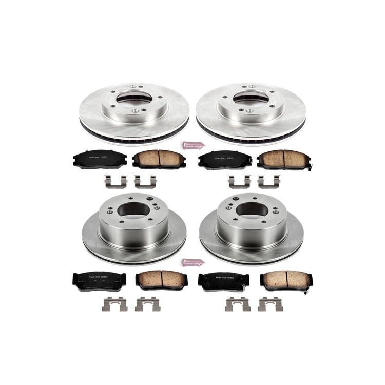 Autospecialty By Power Stop 1-Click Daily Driver Brake Kits