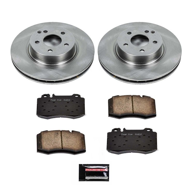 1-Click Daily Driver Brake Kits Rear OE Replacement Rotors Z16 Ceramic Scorched Brake Pads
