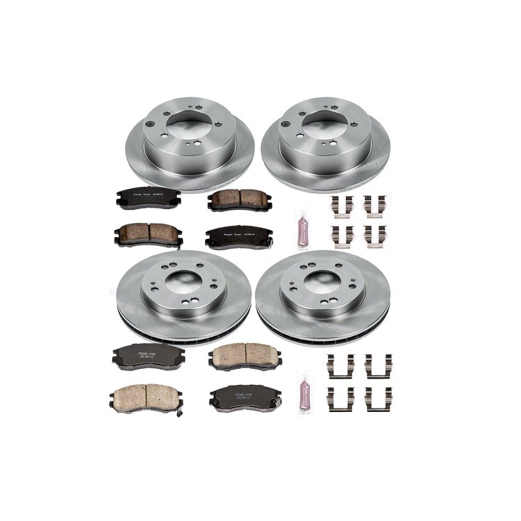 Autospecialty By Power Stop 1-Click Daily Driver Brake Kits