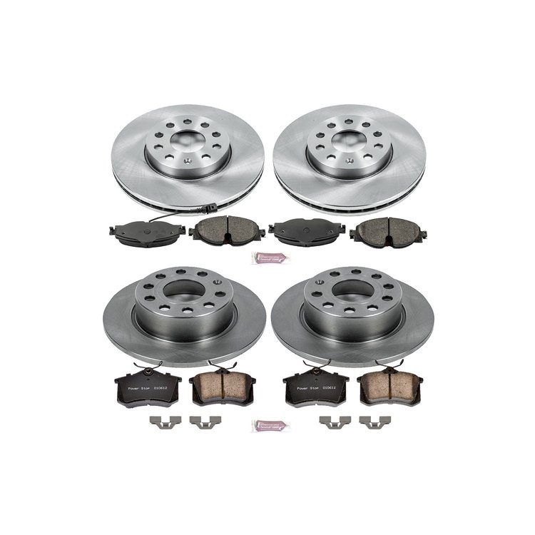 Autospecialty By Power Stop 1-Click Daily Driver Brake Kits