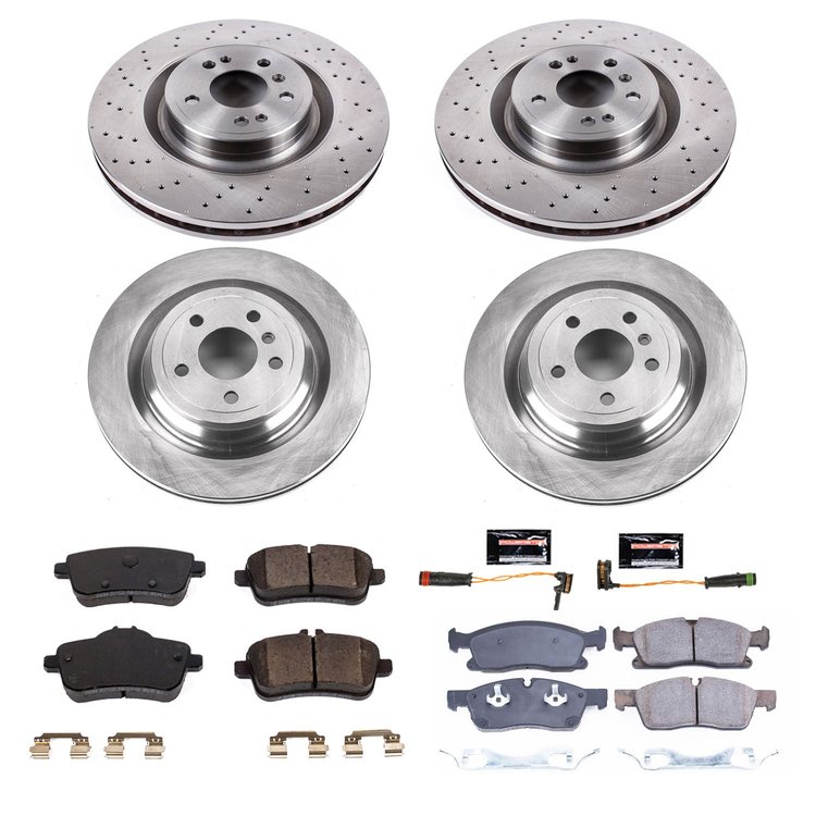 Autospecialty OE Stock Replacement 1-Click Daily Driver Brake Kit
