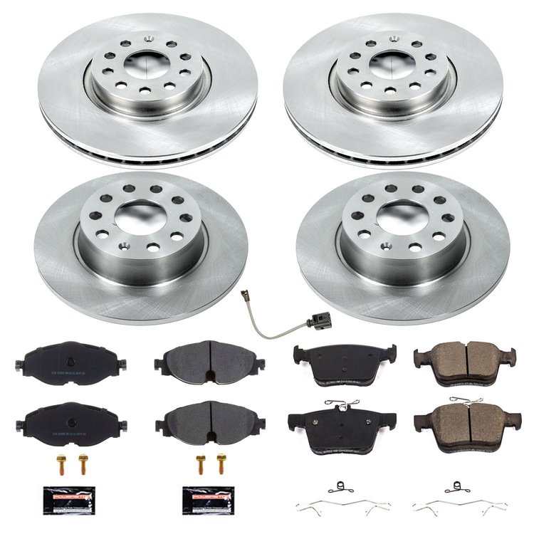 Autospecialty OE Stock Replacement 1-Click Daily Driver Brake Kit