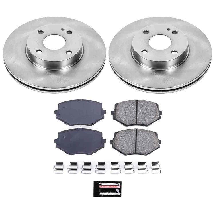 Autospecialty OE Stock Replacement 1-Click Daily Driver Brake Kit