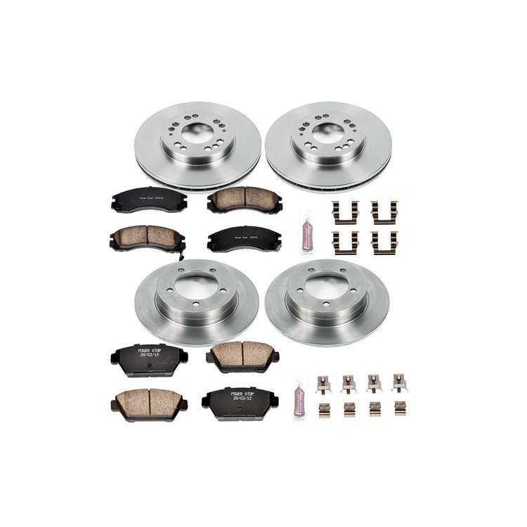 Autospecialty By Power Stop 1-Click Daily Driver Brake Kits