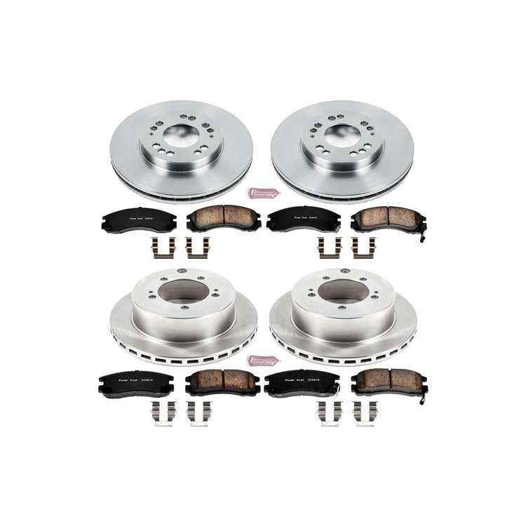 Autospecialty By Power Stop 1-Click Daily Driver Brake Kits