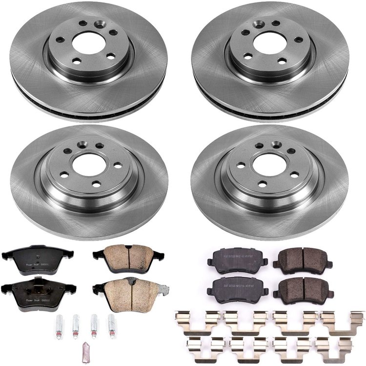 Autospecialty OE Stock Replacement 1-Click Daily Driver Brake Kit