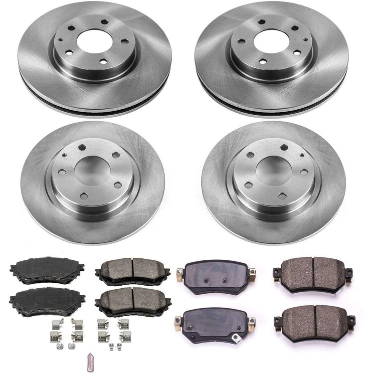 Autospecialty OE Stock Replacement 1-Click Daily Driver Brake Kit
