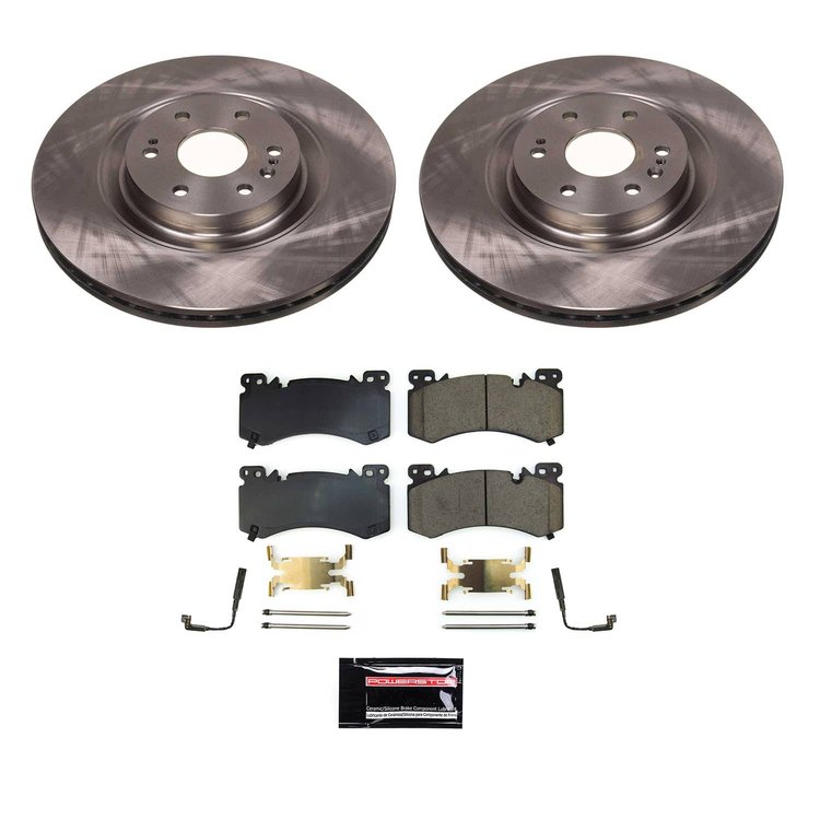 KOE8924 OE Stock Replacement Low-Dust Ceramic Brake Pad & Rotor Kit