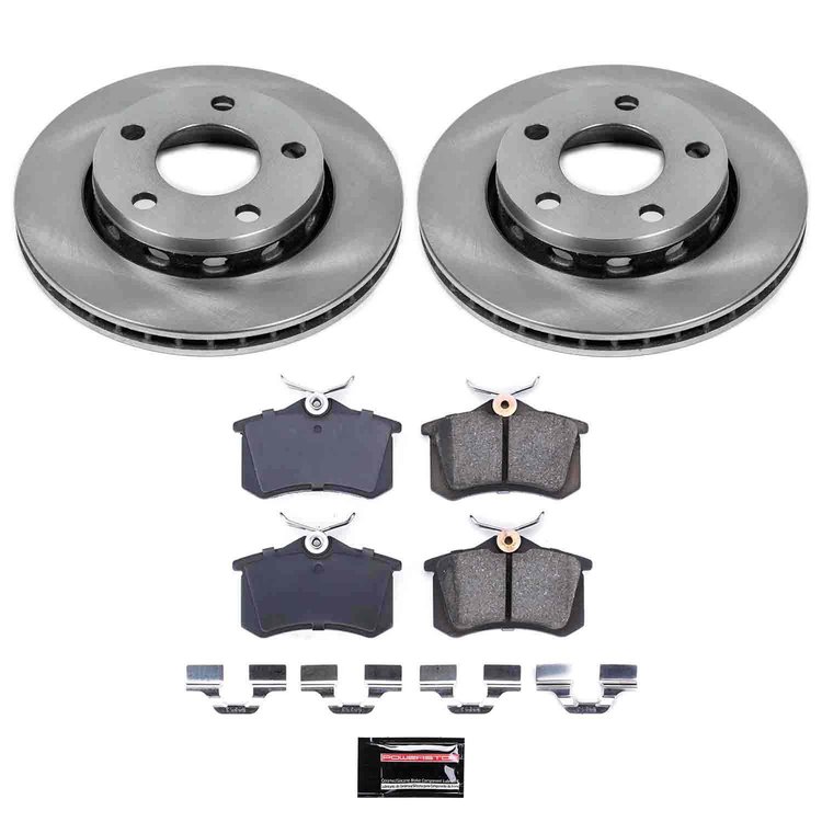 Autospecialty By Power Stop 1-Click Daily Driver Brake Kits