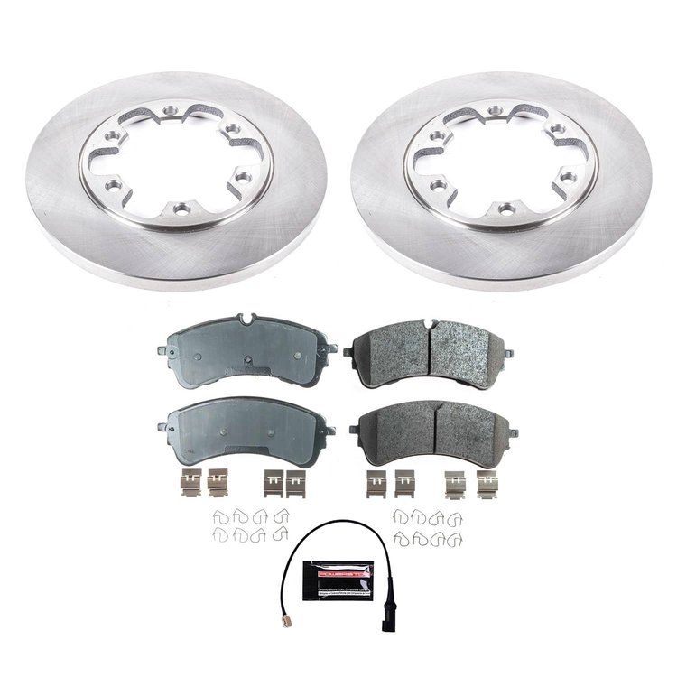 KOE8991 OE Stock Replacement Low-Dust Ceramic Brake Pad & Rotor Kit