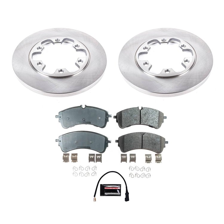 KOE8992 OE Stock Replacement Low-Dust Ceramic Brake Pad & Rotor Kit