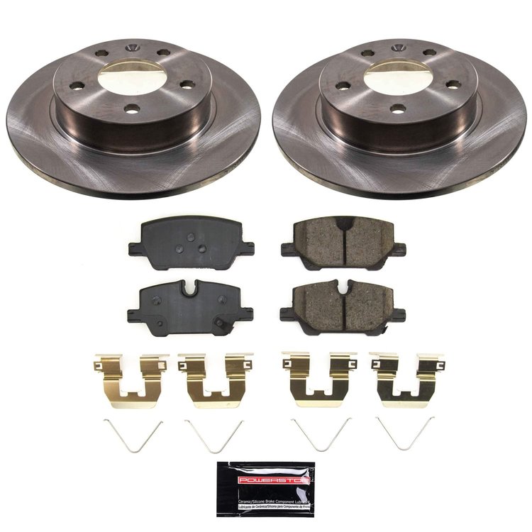 KOE9013 OE Stock Replacement Low-Dust Ceramic Brake Pad & Rotor Kit