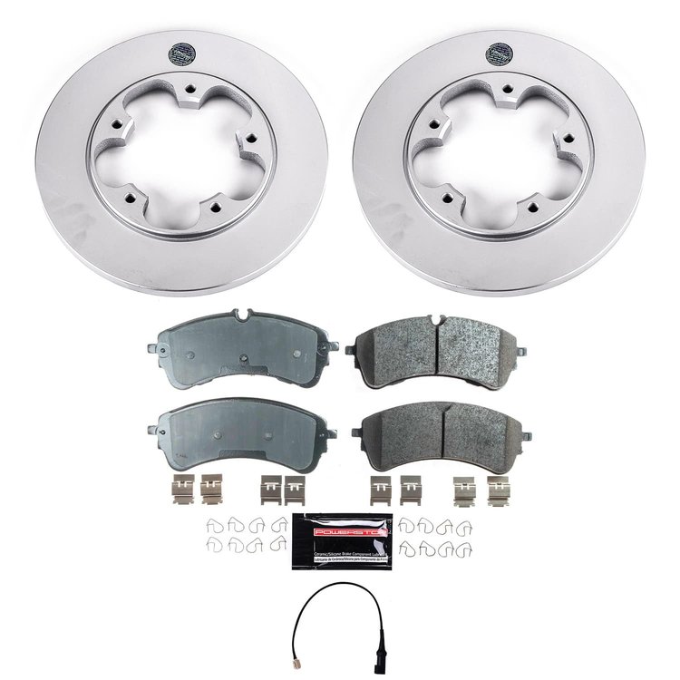KOE9057 OE Stock Replacement Low-Dust Ceramic Brake Pad & Rotor Kit