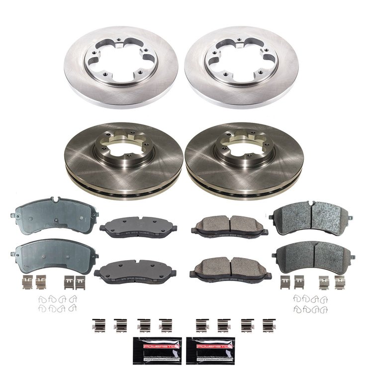KOE9059 OE Stock Replacement Low-Dust Ceramic Brake Pad & Rotor Kit