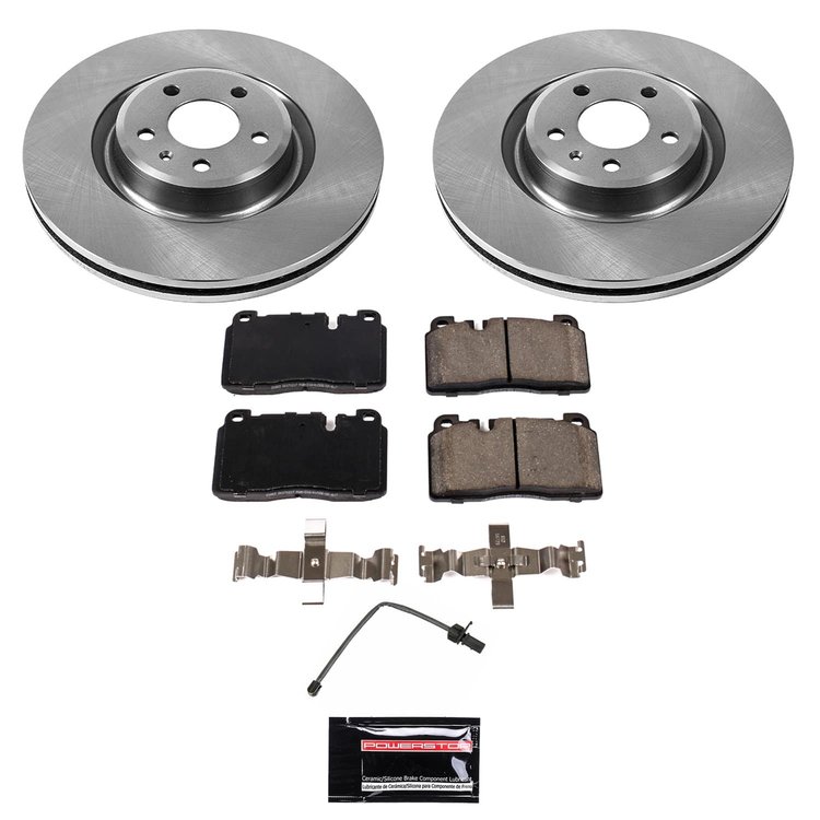 KOE9075 OE Stock Replacement Low-Dust Ceramic Brake Pad & Rotor Kit