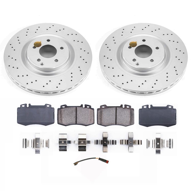 KOE9078 OE Stock Replacement Low-Dust Ceramic Brake Pad & Rotor Kit