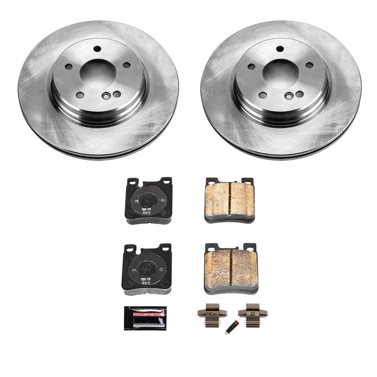 KOE9107 OE Stock Replacement Low-Dust Ceramic Brake Pad & Rotor Kit