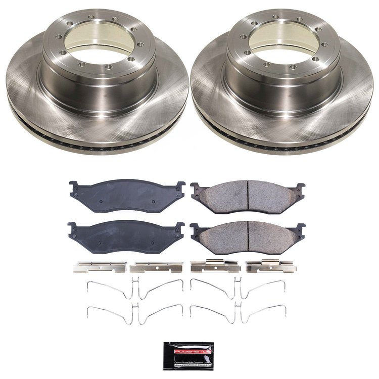 KOE9186 OE Stock Replacement Low-Dust Ceramic Brake Pad & Rotor Kit