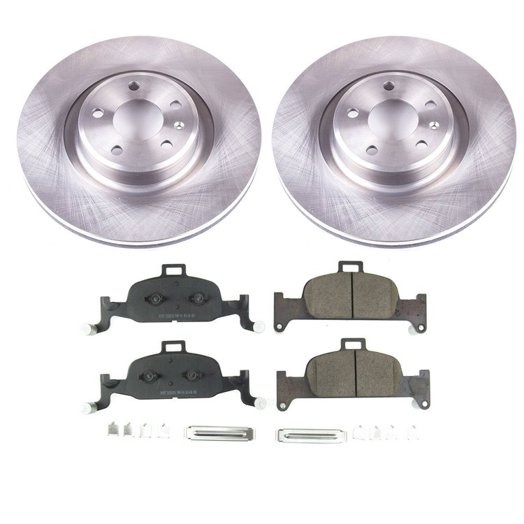 KOE9202 OE Stock Replacement Low-Dust Ceramic Brake Pad & Rotor Kit