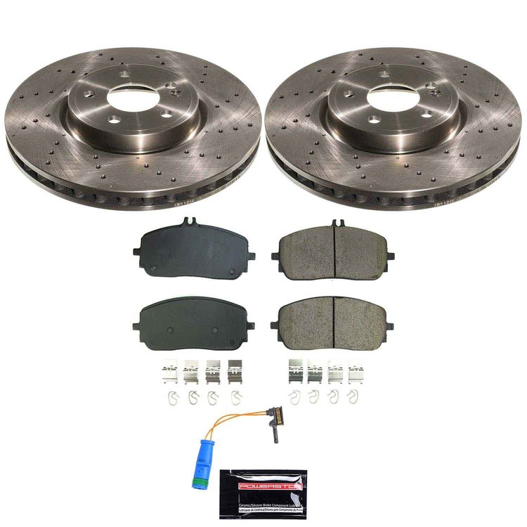 KOE9204 OE Stock Replacement Low-Dust Ceramic Brake Pad & Rotor Kit