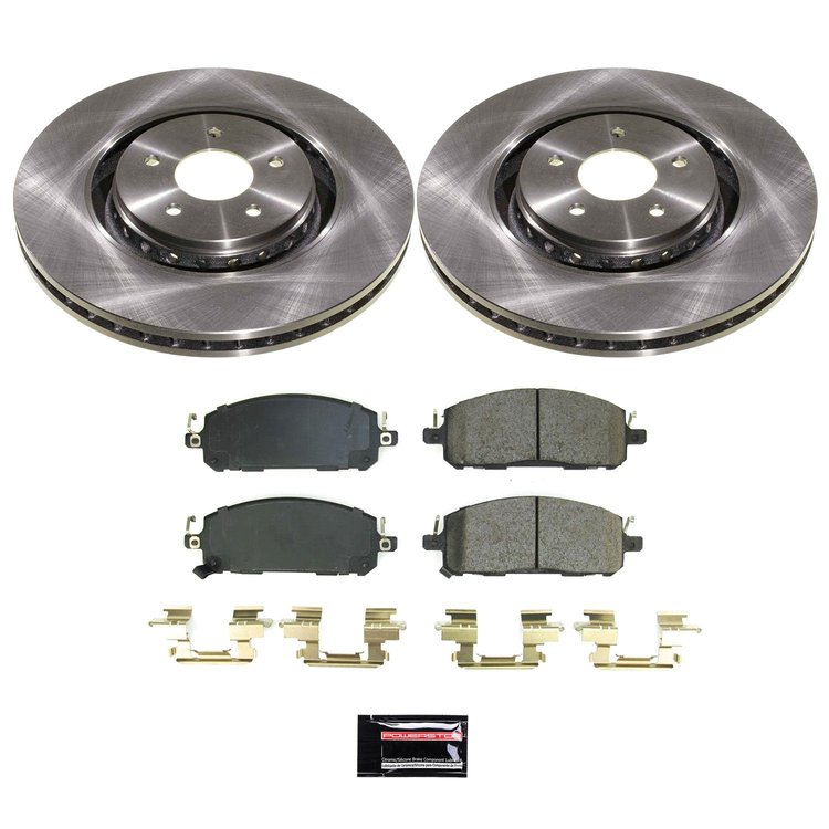 KOE9206 OE Stock Replacement Low-Dust Ceramic Brake Pad & Rotor Kit