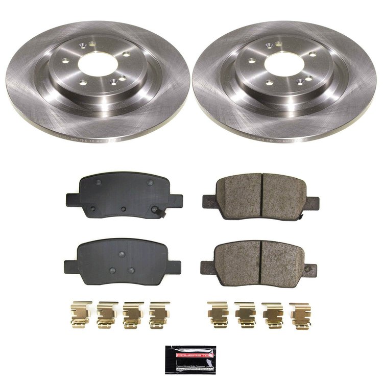 KOE9221 OE Stock Replacement Low-Dust Ceramic Brake Pad & Rotor Kit