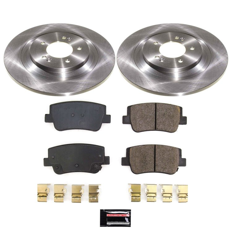 KOE9245 OE Stock Replacement Low-Dust Ceramic Brake Pad & Rotor Kit