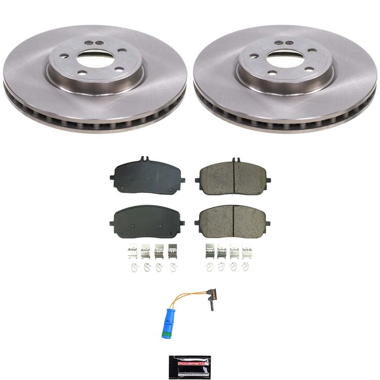 KOE9295 OE Stock Replacement Low-Dust Ceramic Brake Pad & Rotor Kit