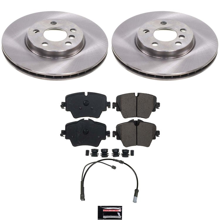 KOE9296 OE Stock Replacement Low-Dust Ceramic Brake Pad & Rotor Kit