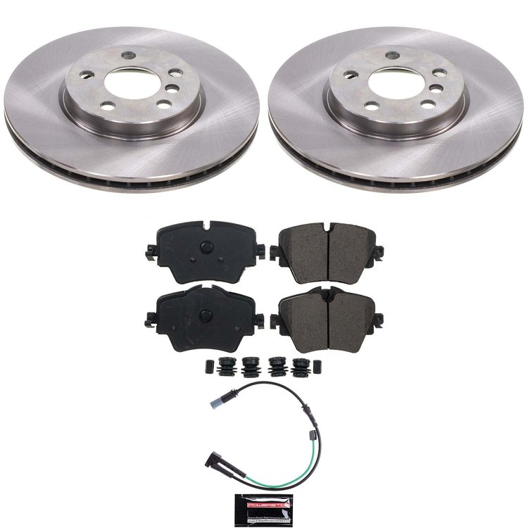 KOE9297 OE Stock Replacement Low-Dust Ceramic Brake Pad & Rotor Kit