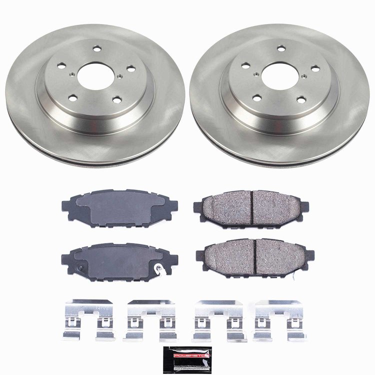 KOE9304 OE Stock Replacement Low-Dust Ceramic Brake Pad & Rotor Kit