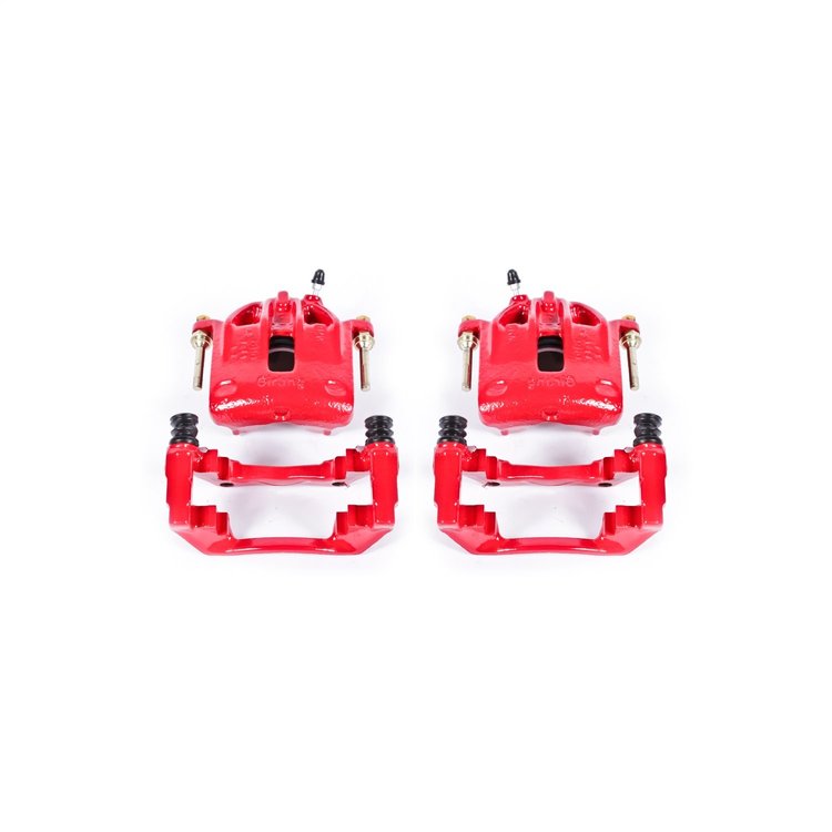 Performance Front Brake Calipers Powder Coated Red Pair
